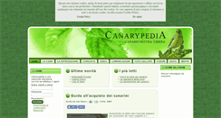 Desktop Screenshot of canarypedia.org